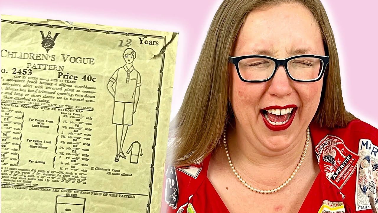 I found some AMAZING vintage sewing patterns in this MYSTERY box! (Ft. tears of plus size joy)