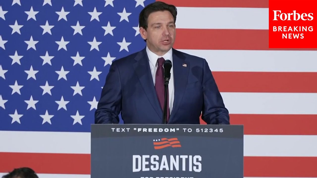 BREAKING NEWS: DeSantis Delivers Remarks After Winning Second Place In Iowa Caucus To Trump