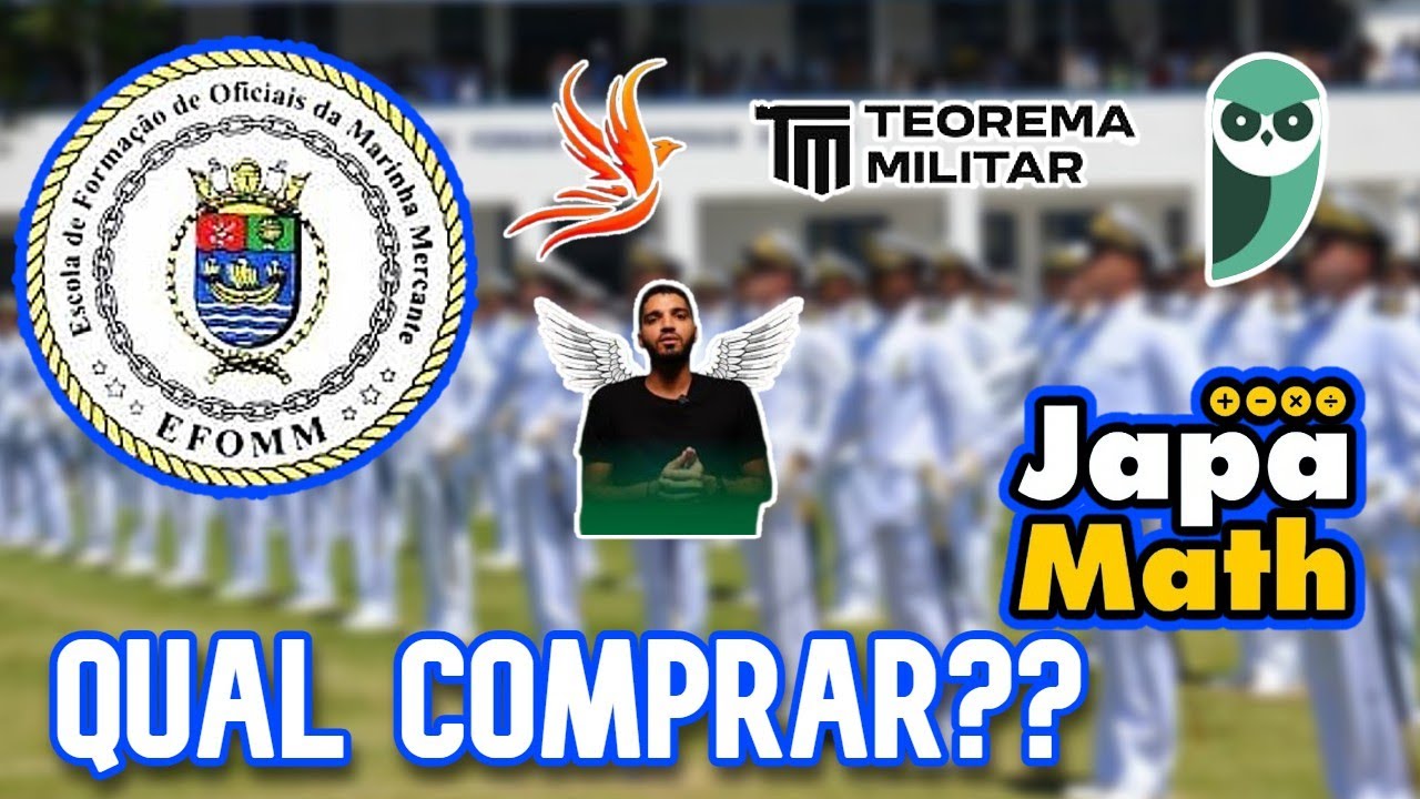 QUAIS CURSOS COMPRAR PARA PROVA DA EFOMM?!!