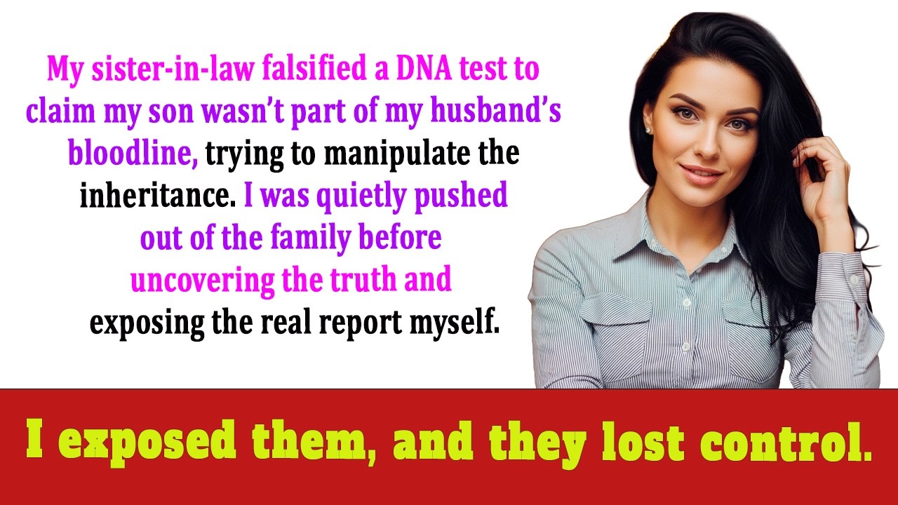 My sister-in-law swapped my baby’s DNA results to kick me out of the family mansion