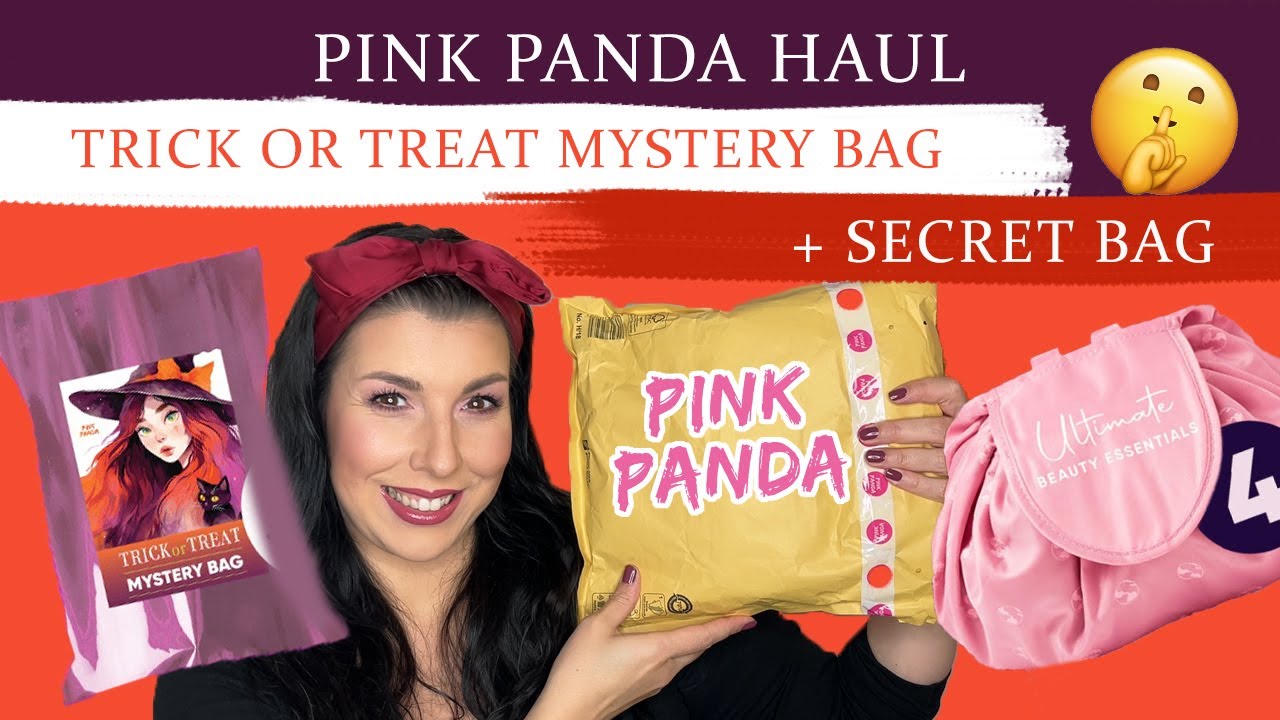 PINK PANDA HAUL - TRICK OR TREAT MYSTERY BAG & PINK SECRET BAG | Igazán különleges smink újdonságok
