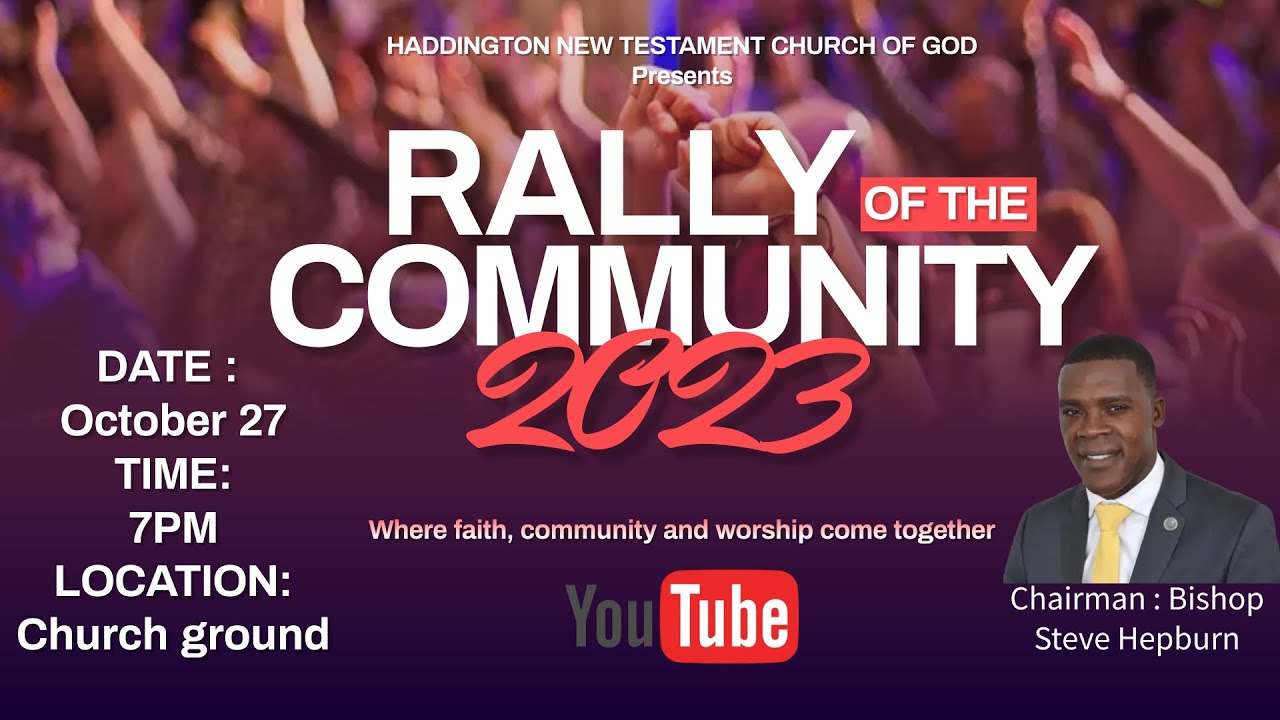 RALLY of the Community 2023 || W/ Bishop Steve Hepburn || October 27, 2023