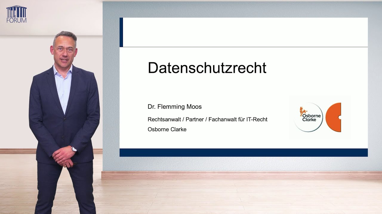 e-Learning: Datenschutzrecht