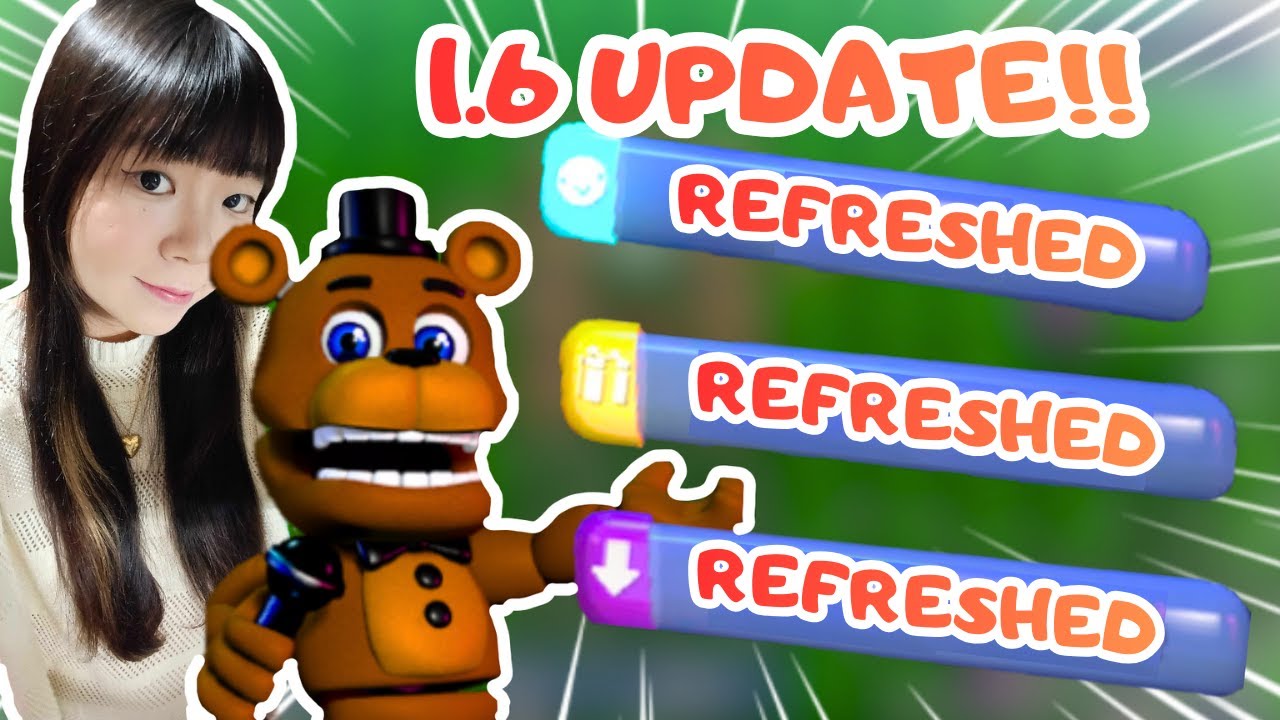 HARD MODE BEATEN! FNAF World Refreshed 1.6 Version!