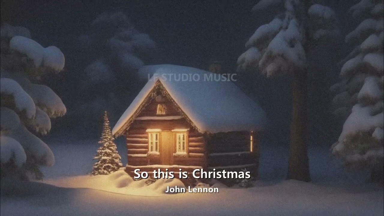 John Lennon - So this is Christmas (slowed + reverb)