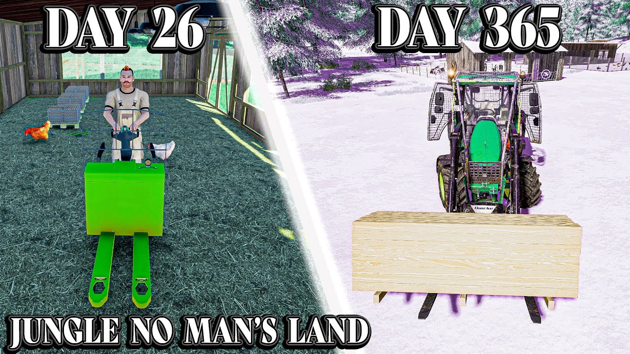 Plowing ROTTEN POTATOES on Jungle No Man's Land