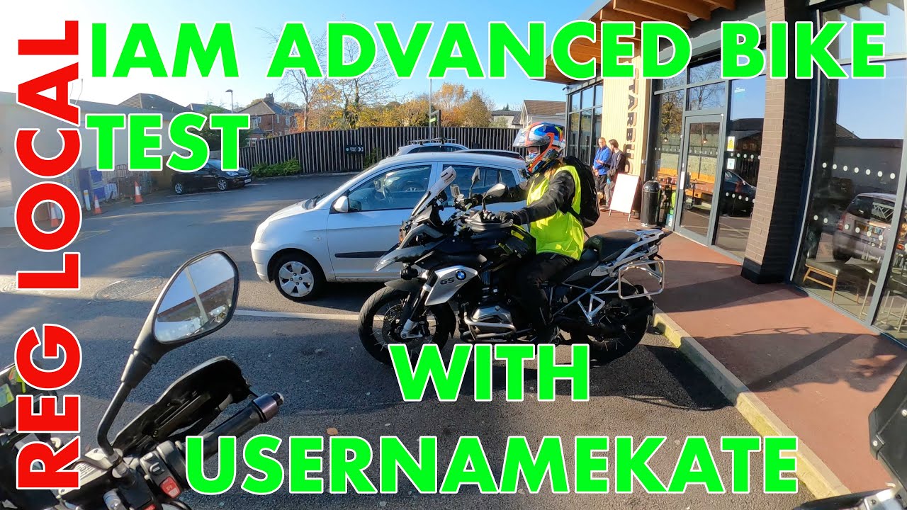 IAM Roadsmart Advanced Bike Test with Username Kate