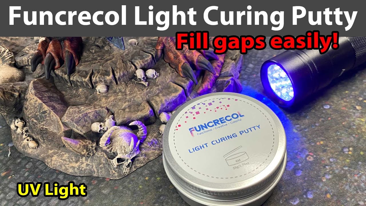 Funcrecol UV Light Curing Putty Review