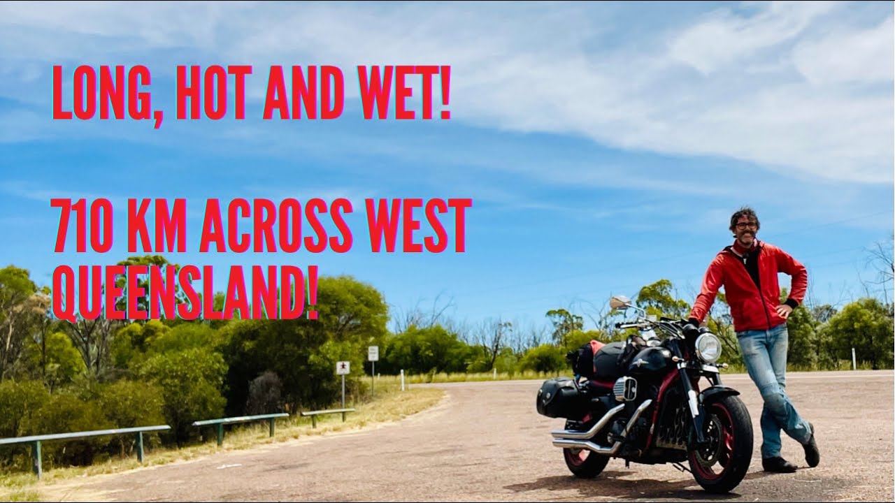 Man rides 710km in hot, wet weather because he&rsquo;s mental.