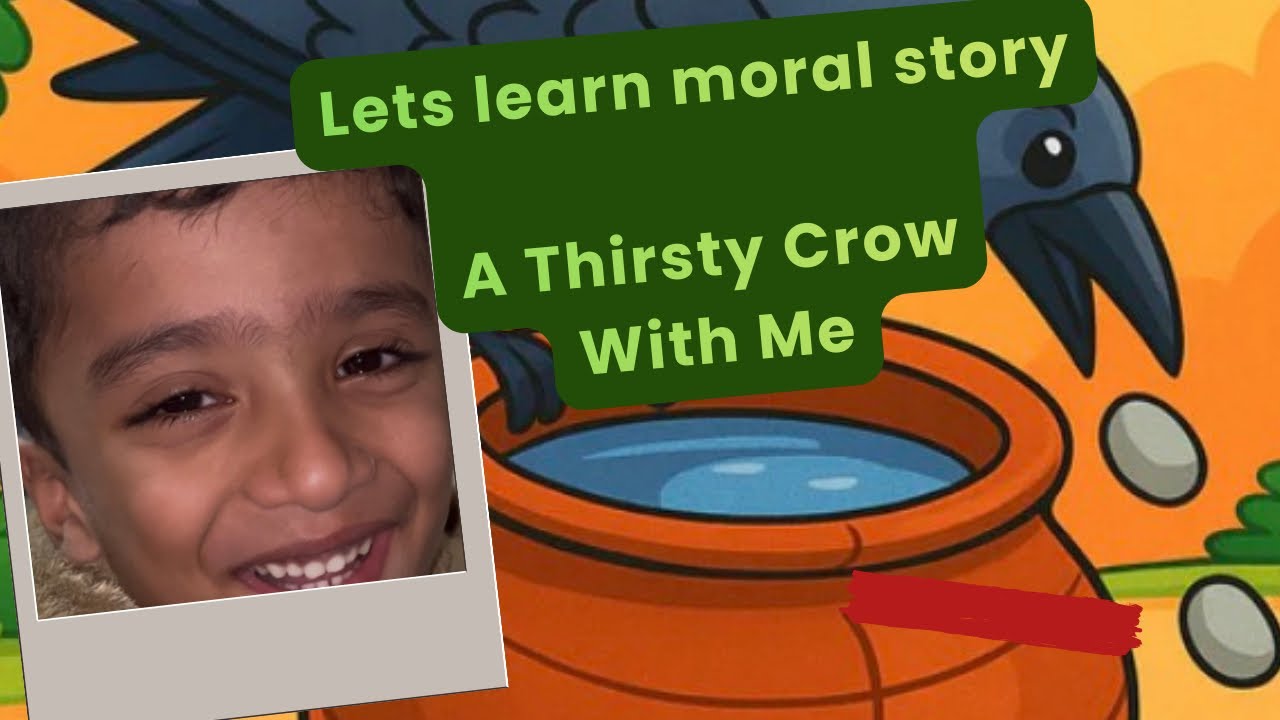 A Thirsty Crow 🐦 Moral Story | Storytelling with Daksh | Kids Story | The Thirsty Crow Story 