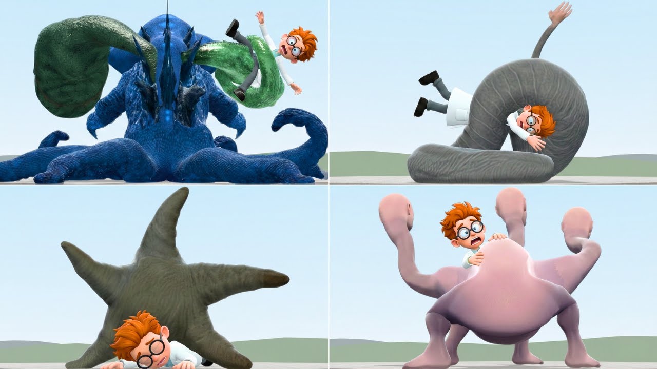 I Became All Sea Monster Creatures In Garry's Mod
