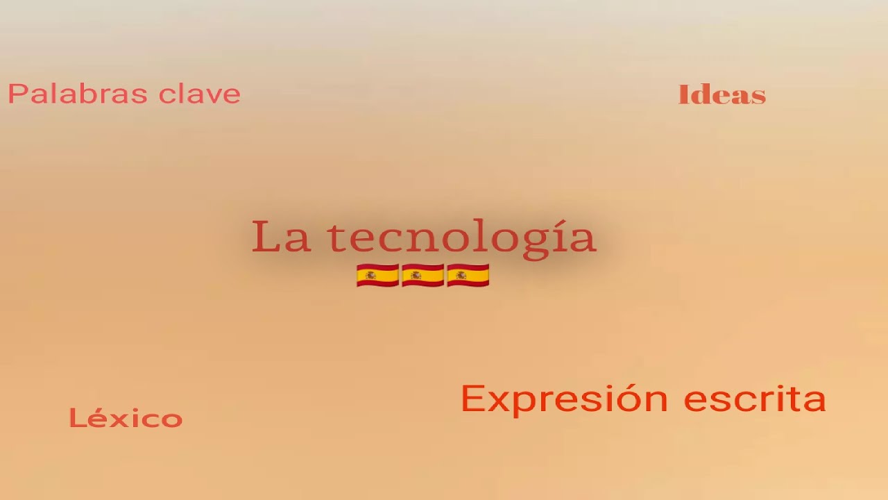 la tecnología: أفكار، مصطلحات ، فقرة