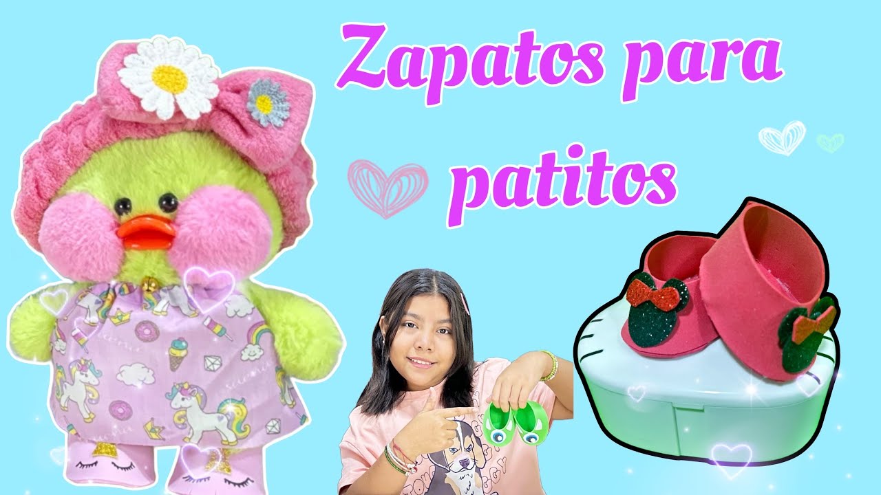 Ropa y accesorios para patito tutorial de zapatos para tu patihijo