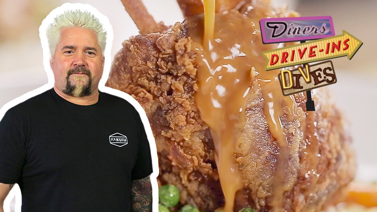Guy Fieri Eat a Wagyu Dip & Fall-Off-the-BONE Pork | Diners, Drive-Ins and Dives | Food Network