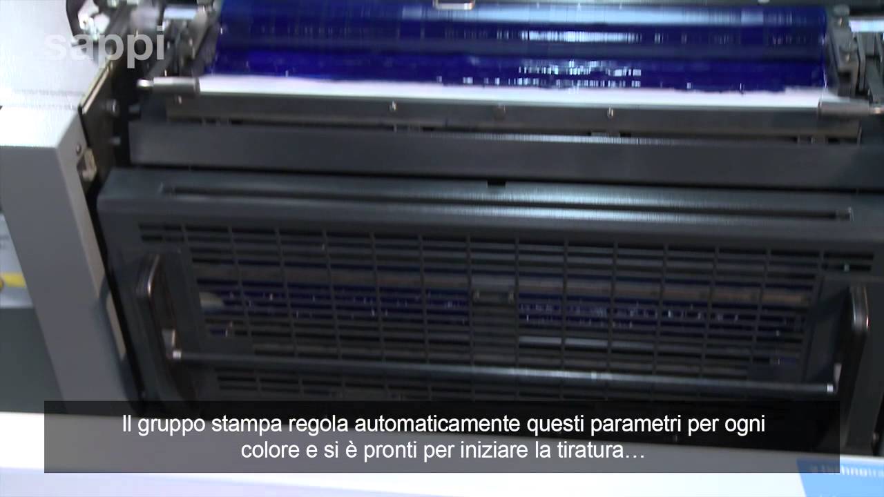 The Printing Process - Sheet Offset Press - Italian
