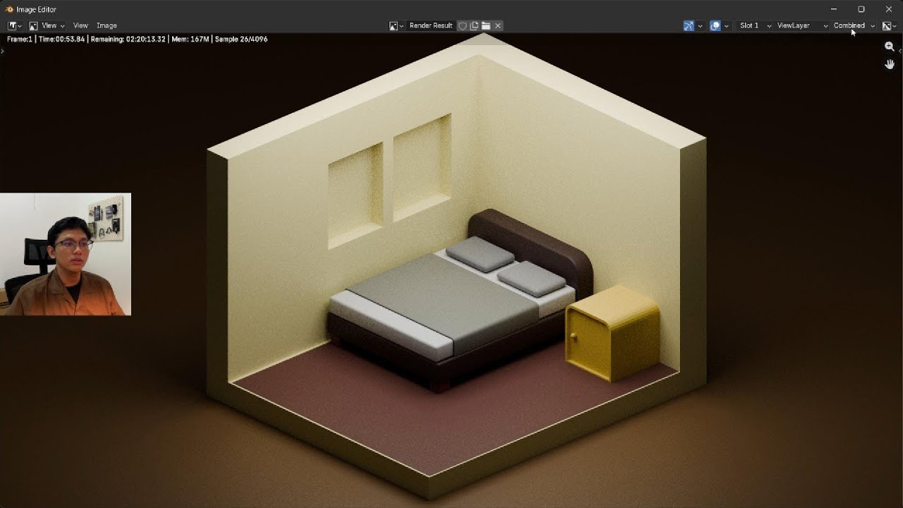 Make 3D Bedroom - Blender Tutorial