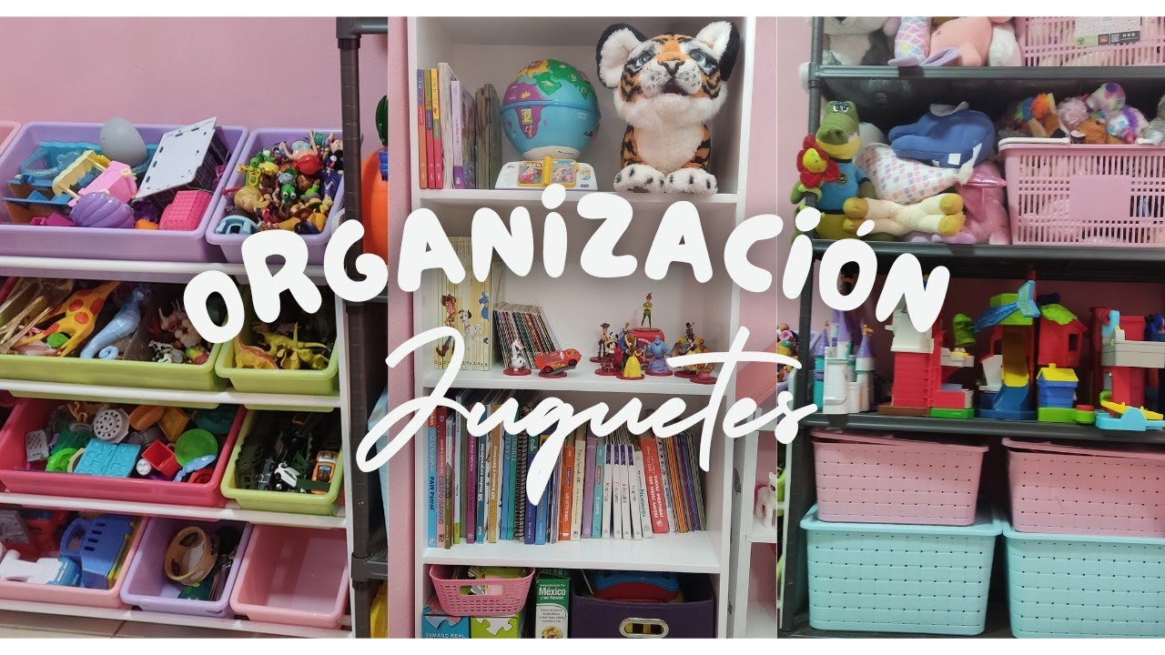 Organización de juguetes y libros✨|| acompañame a organizar el cuarto de mi hija Natalia||Motivate ✨