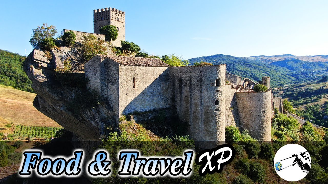 Castello di Roccascalegna  - Drone 4K & Walking Tour | Food & Travel XP