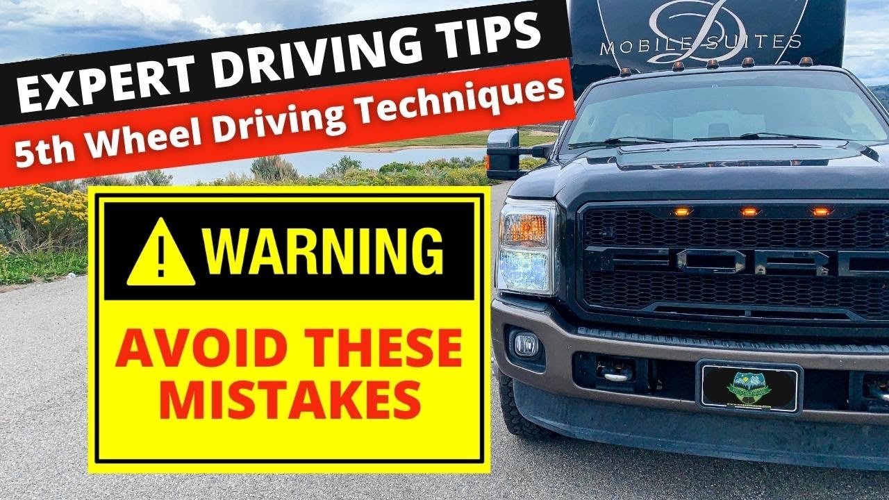 Driving with a 5th Wheel - Tips from a Professional ✅ #rvlife #rvliving #camping #glamping #travel