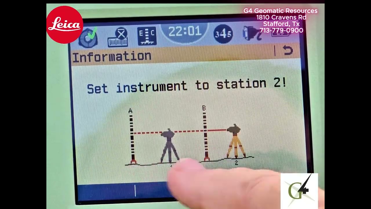G4GR How to series : Leica Digital Level Line of Sight Calibration