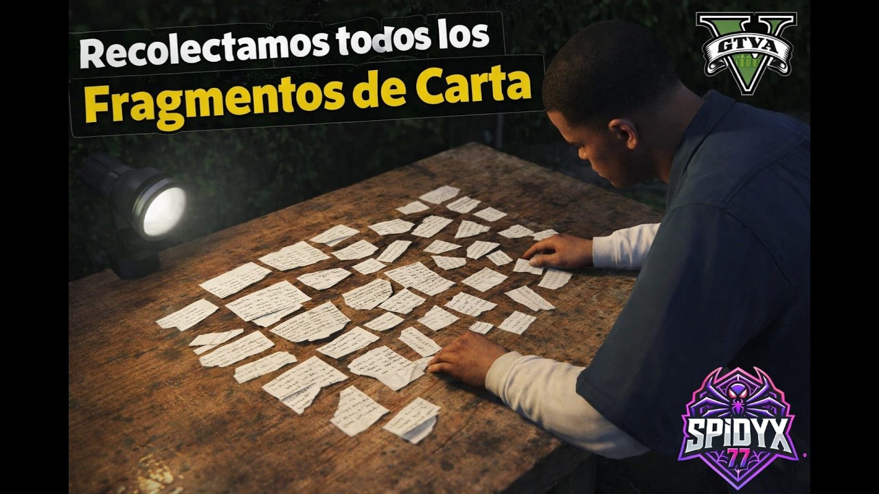 Recolectamos los Fragmentos Carta. #95 Completando al 100% GTAV antes de que salga GTAVI.
