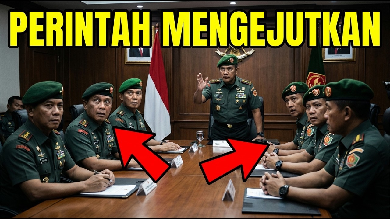 Prabowo Memberikan Perintah Tak Terduga kepada Para Jenderal… dan Seluruh Markas Mendadak Sunyi