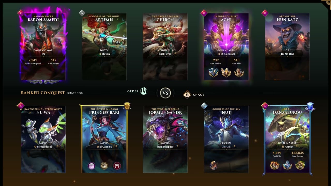 Smite 2 - OB27 - Baron Samedi Support