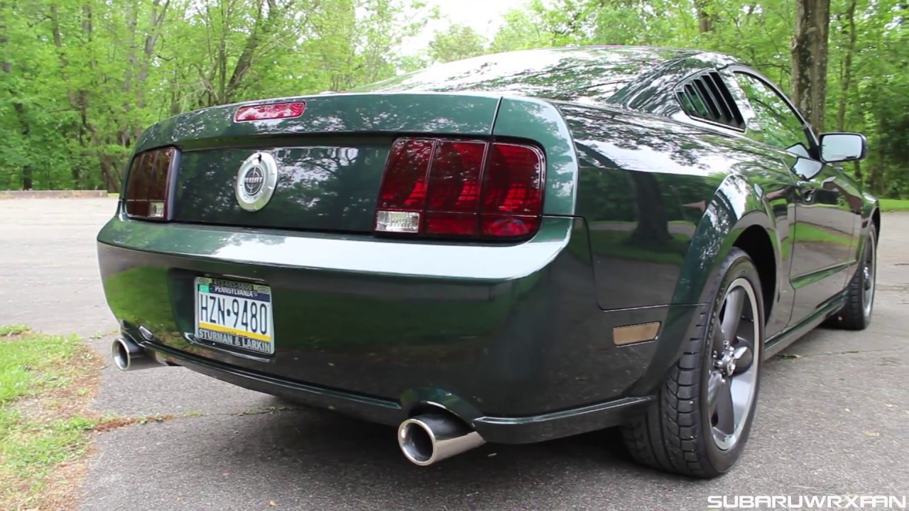 Sound: LOUD 2008 Bullitt Mustang with BBK Long Tube Headers!