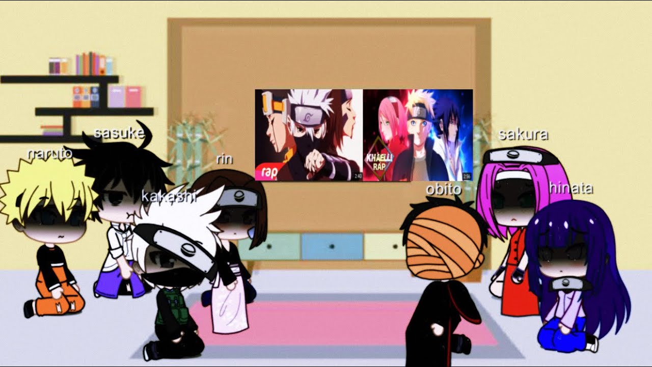 Time 7+hinata, tobi, rin reagindo ao rap ninjas merecem perdão @time7 @ninjasmerecemperdão