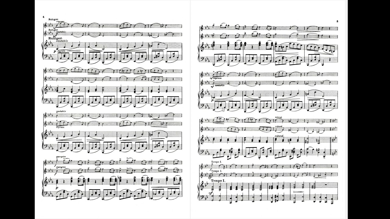 Konzertino for 2 violins op11  Adolf Huber