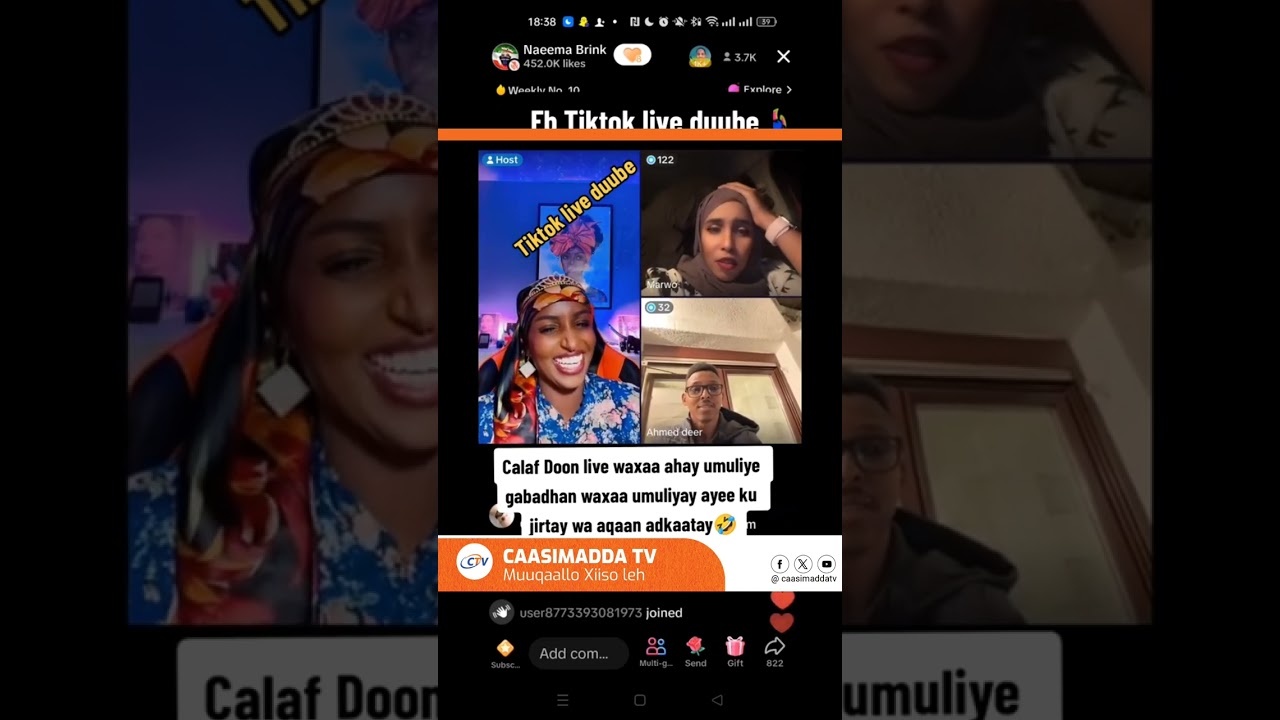 Shukaansi live ah Calafdoon iyo Shuruudda Garoobtan ay ku qaadatay Ninkan Dhameyso Muuqaalkan.