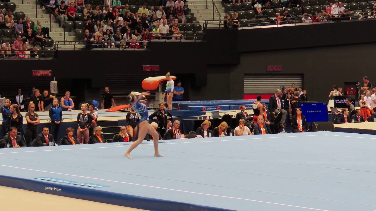 Laura de Witt - Turnen - Vloer NK 2019 Senior Meerkamp in Ahoy Rotterdam