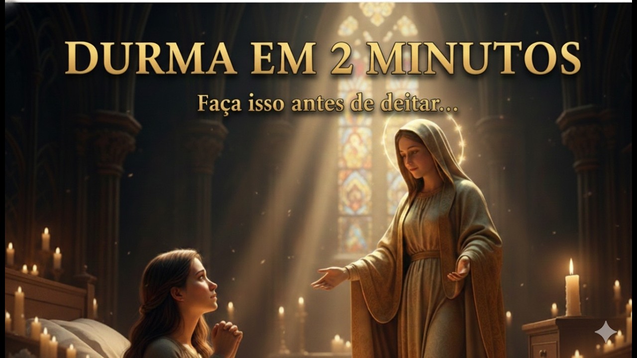 Oração para dormir em 2 minutos e acordar renovado.