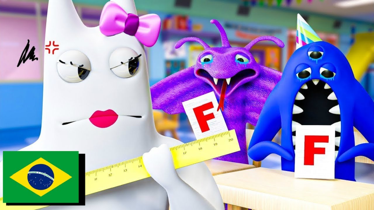 A Escola Sombria da BANBALEENA?! (DUBLADO PT-BR) GARTEN of BANBAN 4 Animação