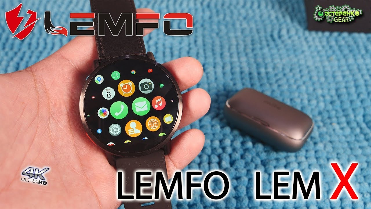 LEMFO LEM X Обзор ОГРОМНЫХ смарт часов 900 mAh
