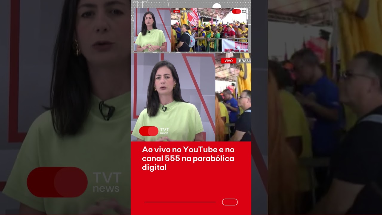 Ao vivo no YouTube e no canal 555 na parab&oacute;lica digital