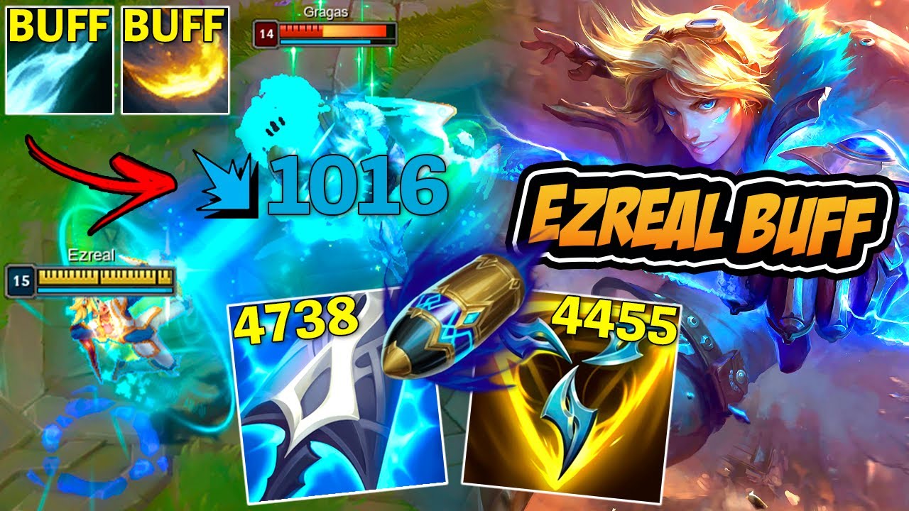 EZREAL ADC COM A MELHOR RUNA E BUILD DEPOIS DO BUFF !! - LEAGUE OF LEGENDS