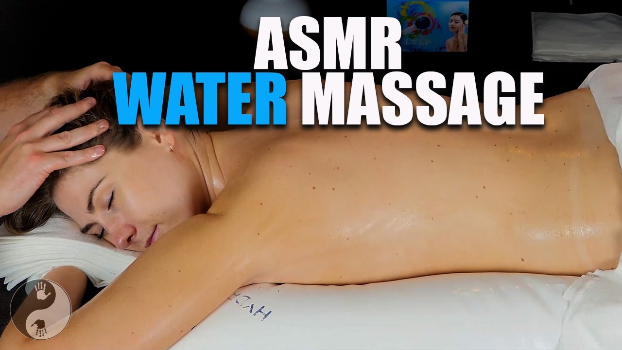 ASMR FULL BODY MASSAGE ON Water with soothing music
