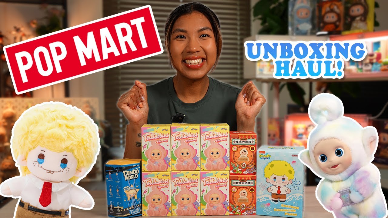 Pop Mart Blind Box Haul: My Favourite NEW Finds! (Teletubbies Vibrancy Series, PUCKY, SpongeBob)