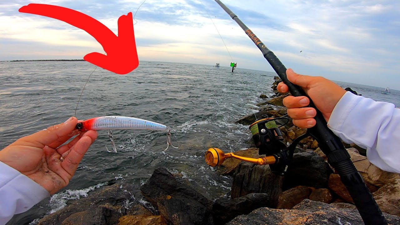 BIG Jerkbait for BIG Jetty Fish!!