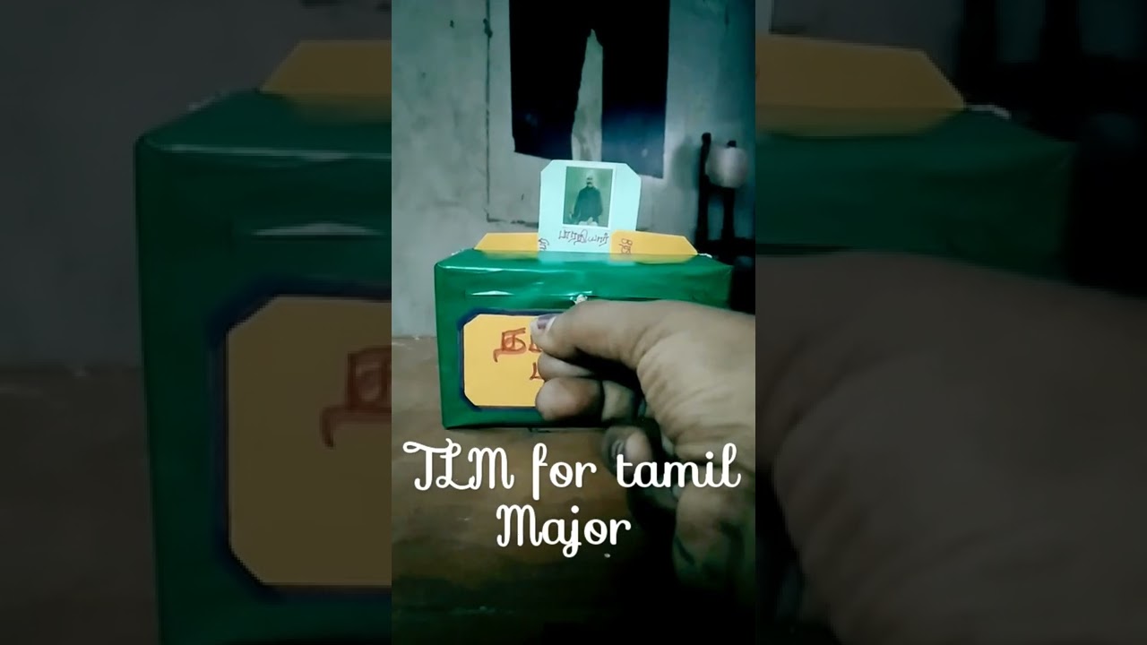 TLM ideas for Tamil Major B.Ed student