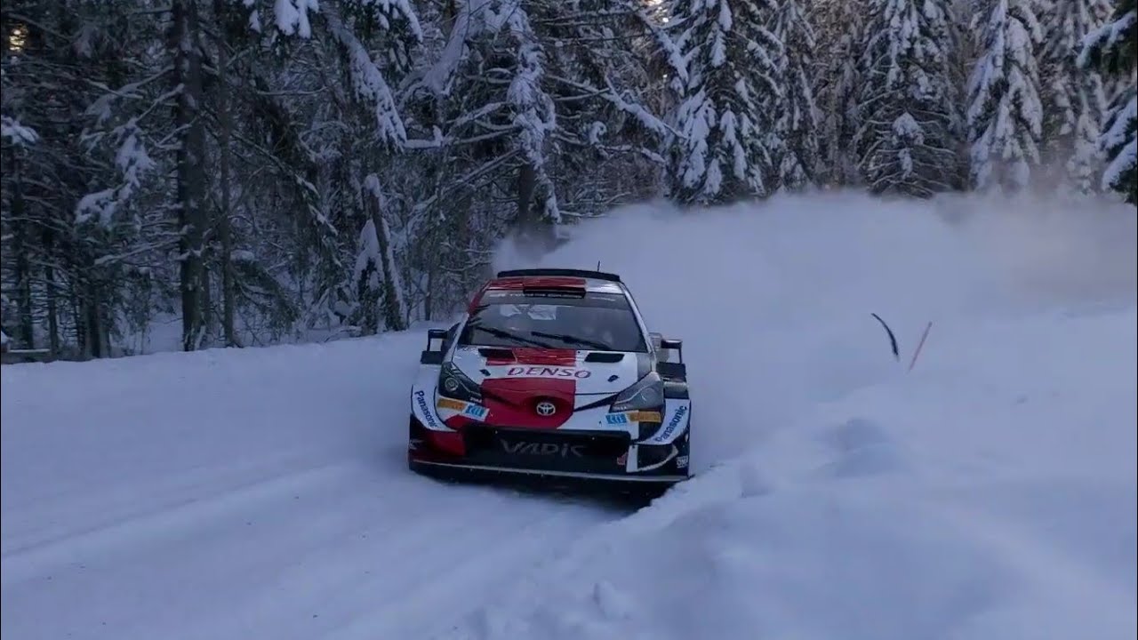 Elfyn Evans Arctic Rally Finland 2021 test Toyota Yaris WRC