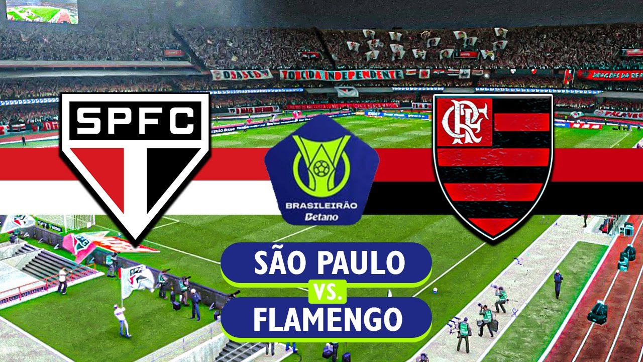 São Paulo x Flamengo 28/01/2026 - Campeonato Brasileiro 2026 - Efootball2026