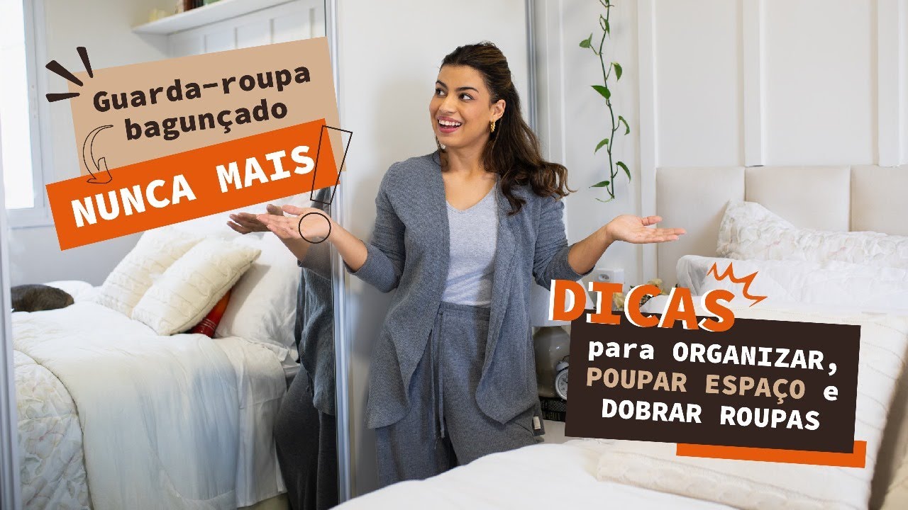 COMO ORGANIZAR SEU GUARDA ROUPAS | dicas de organização, como dobrar roupas e muita risada!