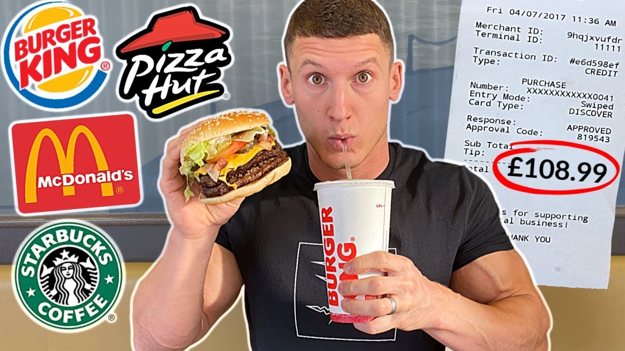 Eating the MOST EXPENSIVE fast food meals for 24 hours *8,000 CALORIES*
