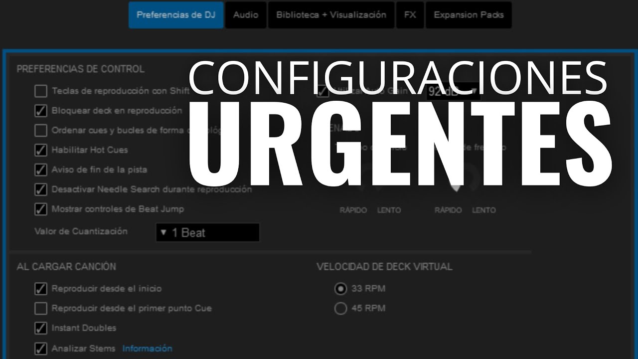 Configuración BASICA SERATO DJ 2025