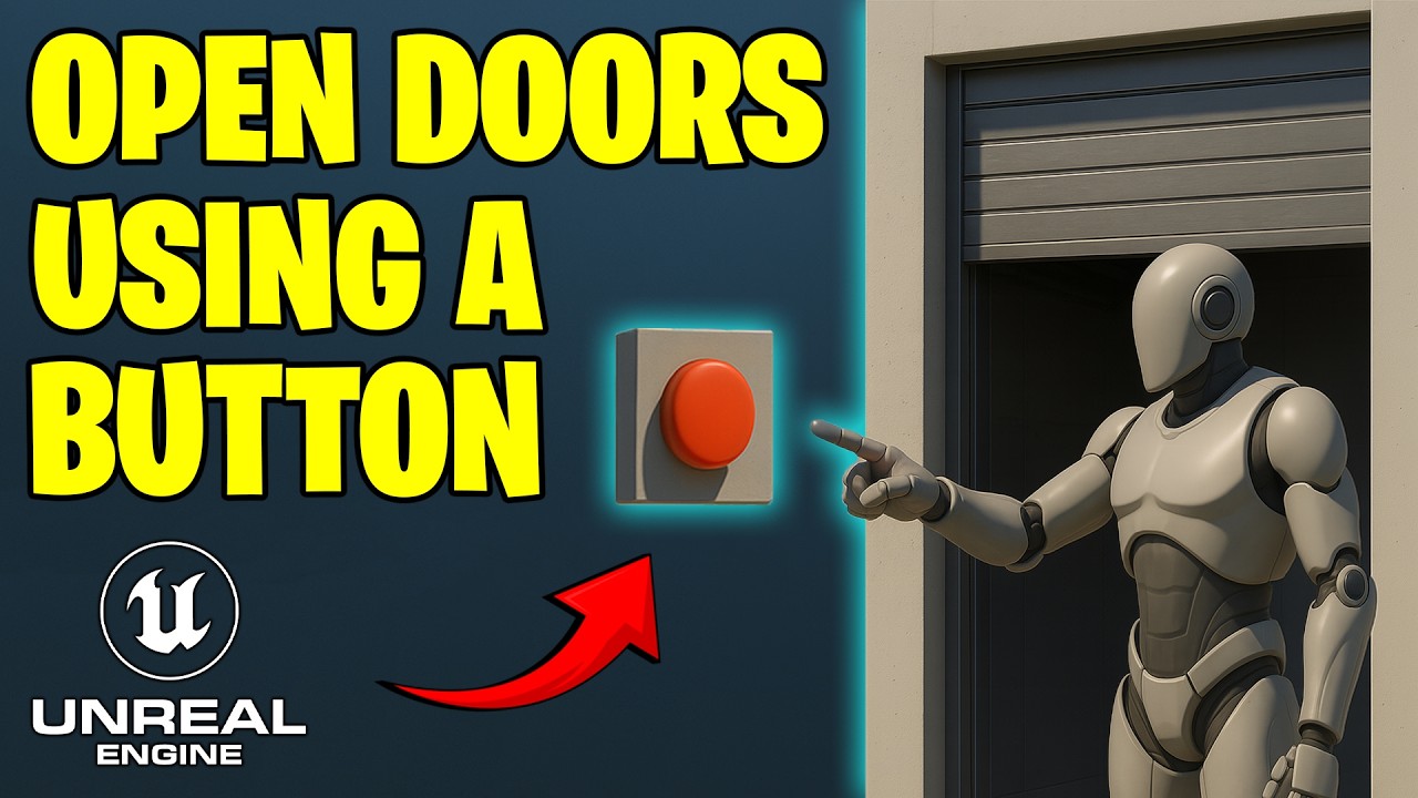 How To Open a Door Using a Button - Unreal Engine 5 Tutorial