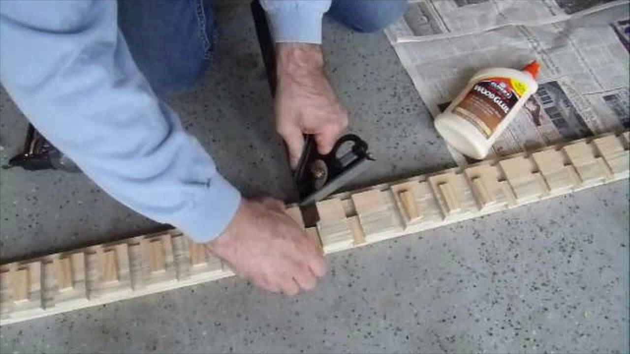 Making Dentil Molding with a Radial Arm Saw
