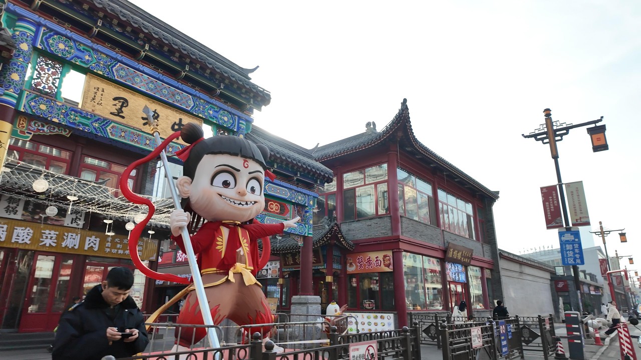 Дневная прогулка по улице Бэйчжунцзе в Шэньяне, Китай 🇨🇳 | Коммерческий район в центре города
