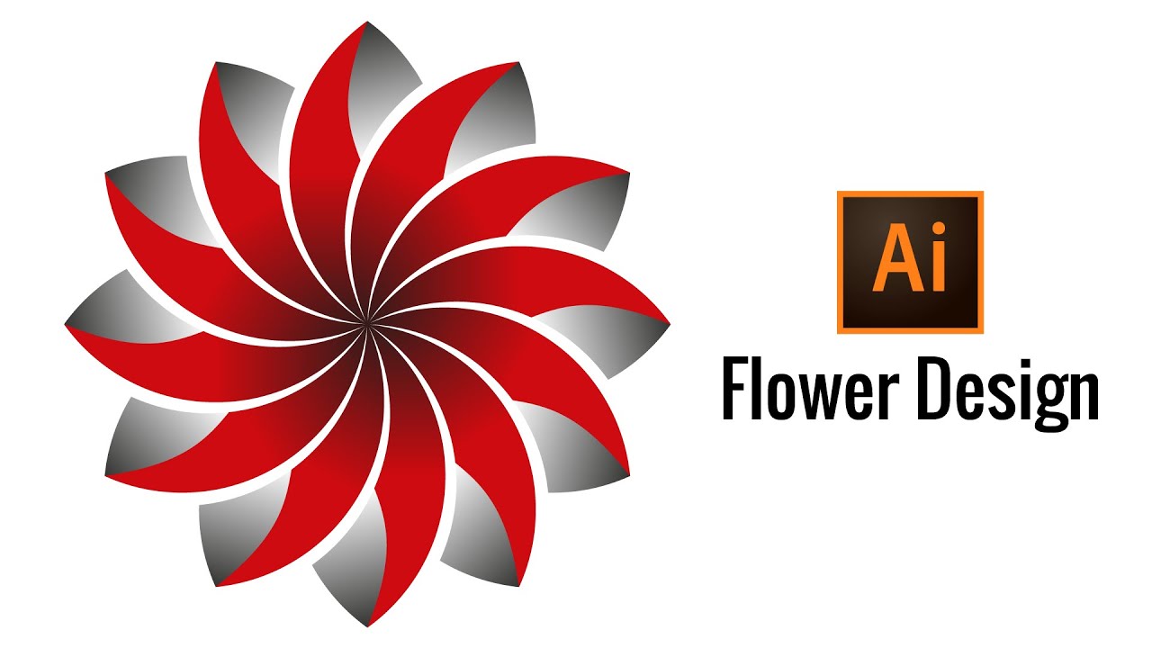 How to design Flower in Adobe Illustrator | Adobe Illustrator for Beginners